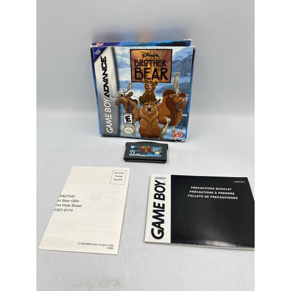 Brother Bear - Game Boy Advance With Box And Insert - Picture 2 of 11